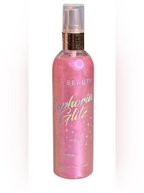 New! Euphoria Glitz Pink Hair/Body Shimmer Spray